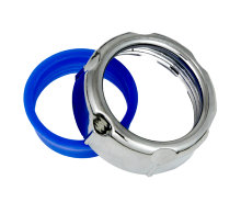 Omløber 1 1/4" x 32 mm plast/krom